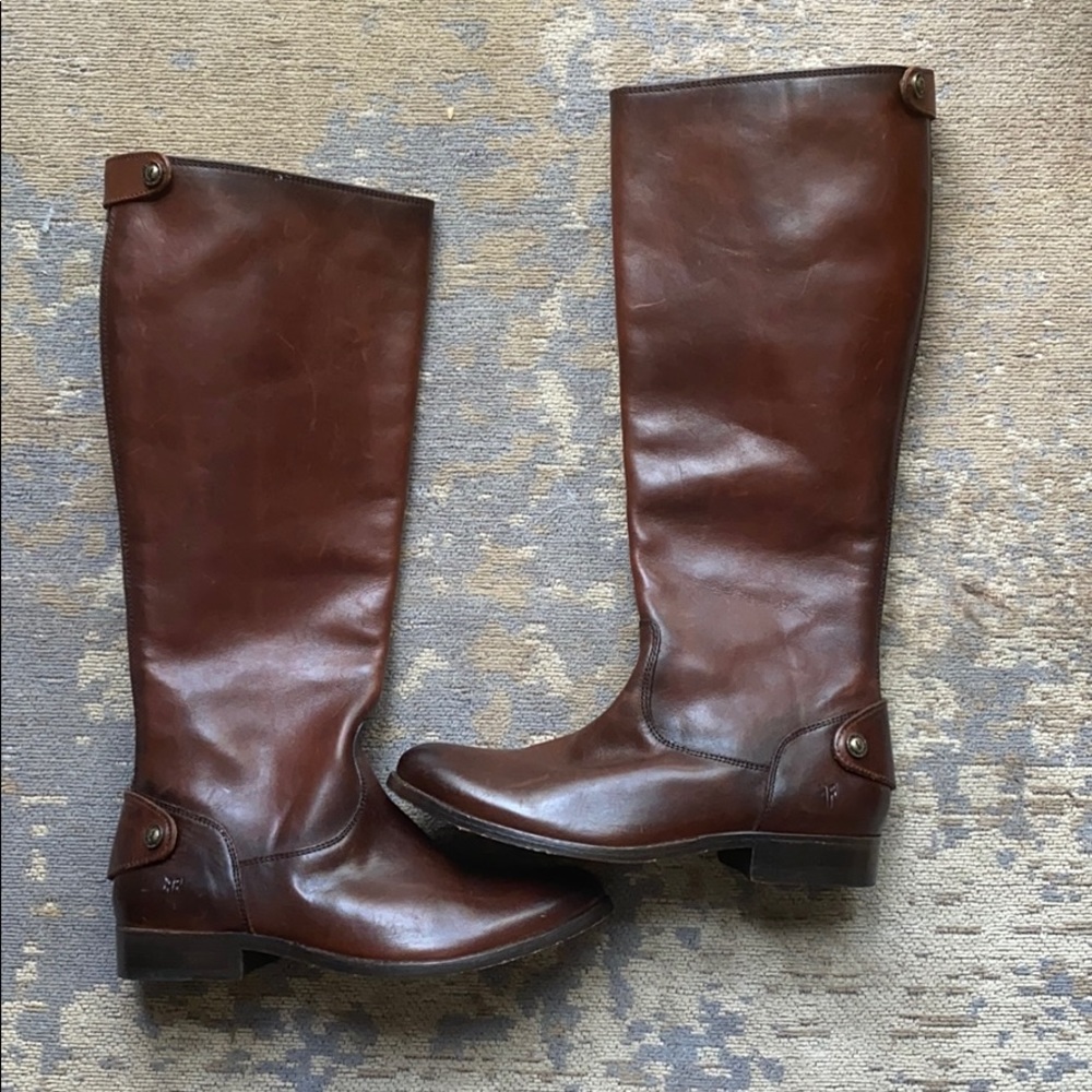 Antique Brown Frye Tall Boots